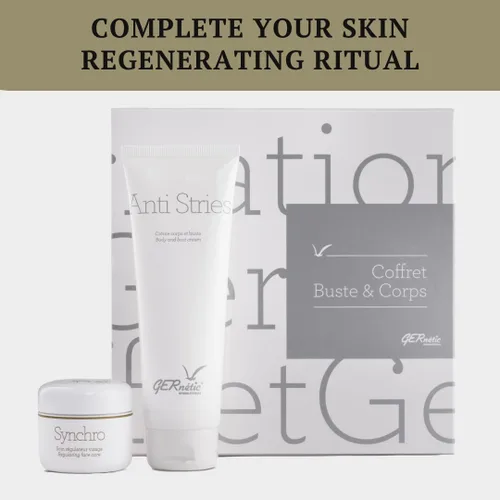 Vista 6 de Gernetic Anti-Stries Crema corporal reafirmante, soporte de elasticidad de la piel para cuerpo y busto, loción corporal hidratante, 4.4 onzas