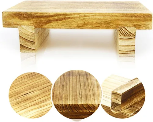 Vista 2 de MYCENSE Taburete portátil para dormitorio, cama alta, cocina, baño, 9.8x7.1x2.8 in