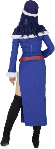 Vista 2 de Cosplayfm Disfraz de anime para mujer vestido de disfraz de capa cinturón