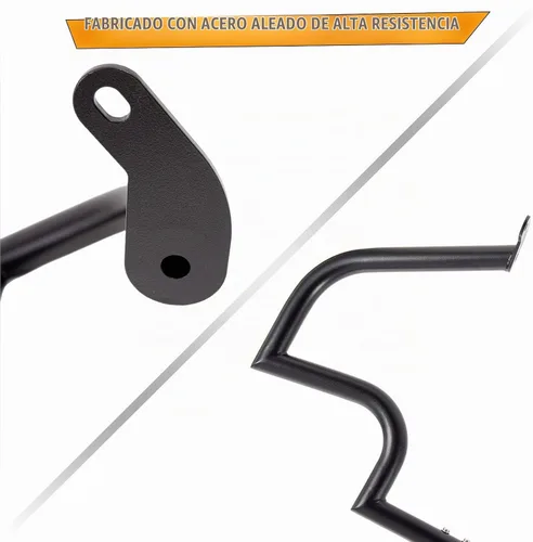 Vista 4 de Kinglemc Barra de Choque Protector de Motor Barra de Carretera para Yamaha VStar V-Star Dragstar XVS 400 650 (Negro)