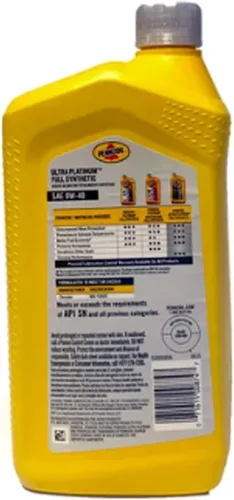 Vista 3 de Mopar Chrysler Dodge Jeep Penzoil Ultra Platinum Full Synthetic 0W-40 7 Qts.