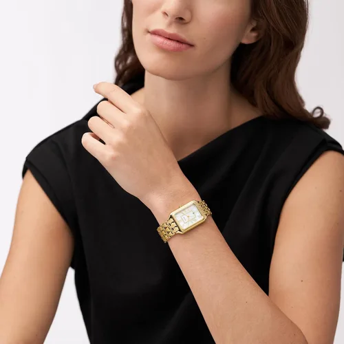 Vista 5 de Fossil Reloj de cuero Raquel con tres manecillas Date LiteHide - ES5303