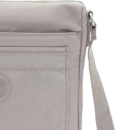 Vista 5 de Kipling Sebastian Sparkly Gold - Bolso cruzado para mujer, color morado Gris