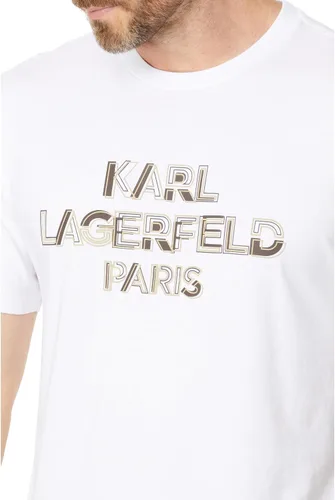 Vista 3 de Karl Lagerfeld Paris Camiseta Karl Color-BlockLines Logo