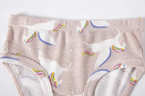 Vista 5 de Cadidi Dinos Ropa interior de algodón suave para bebés y niñas pequeñas