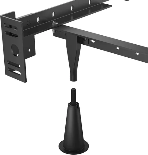 Vista 3 de Elevadores de marco de cama de 5 pulgadas, pies de marco de cama para almacenamiento debajo de la cama