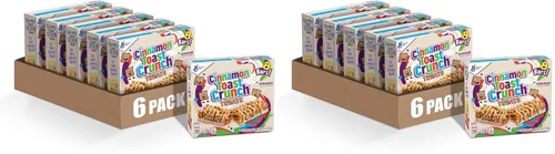Vista 9 de Cinnamon Toast Crunch Barritas de cereales para desayuno, barras de aperitivos, 8 unidades (paquete de 6)