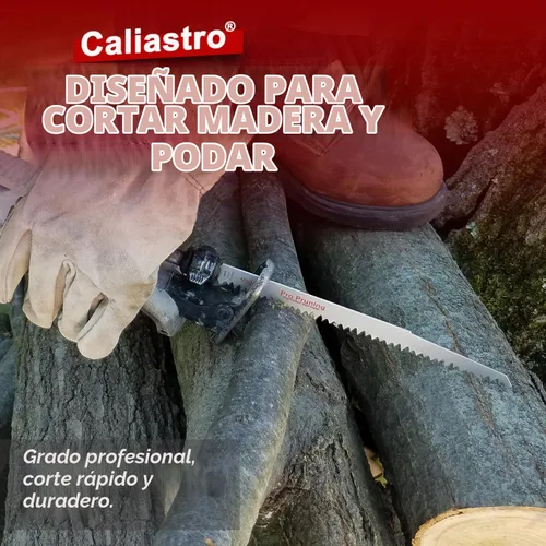 Vista 6 de Hojas de sierra de poda de madera de 9 pulgadas para sierras recíprocas/Sawzall - Paquete de 5 Caliastro