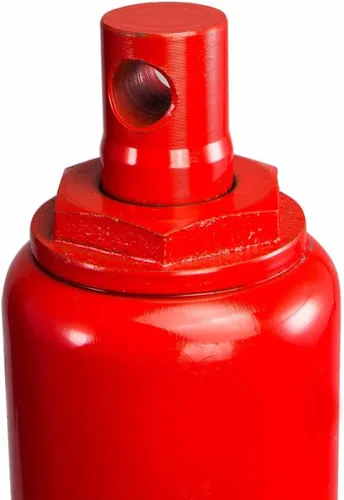 Vista 3 de XtremepowerUS 8 toneladas de capacidad, elevador de motor hidráulico de pistón de brazo largo, rojo, para taller de grúas, capacidad de 8 toneladas