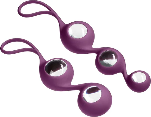 Vista 6 de Cloud 9 Health & Wellness BOROILICATE KEGEL Training Set - Ciruela