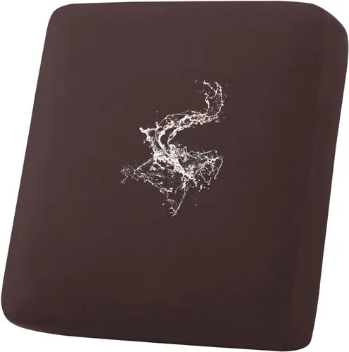 Vista 46 de hyha Fundas de cojín impermeables para sofá, funda elástica para asiento de sofá para perro, lavable, antideslizante, impermeable, fundas de cojín