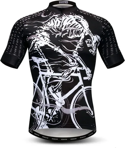 Vista 42 de Camisetas de ciclismo para hombre, camiseta de ciclismo de montaña, manga corta, transpirable, camisetas de ciclismo de secado rápido