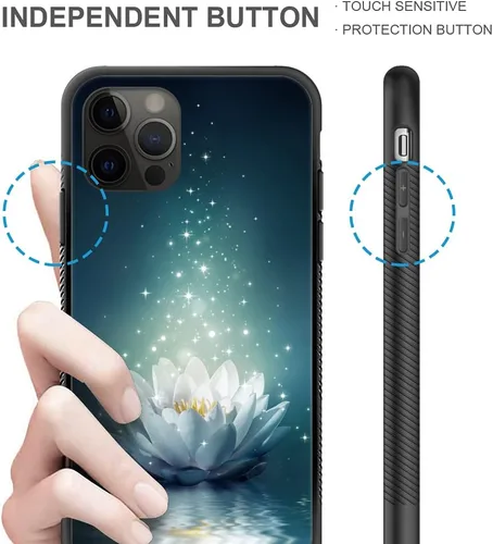Vista 4 de ZHEGAILIAN Funda compatible con iPhone 11, diseño de patrón de policarbonato duro, funda protectora de TPU suave antideslizante para iPhone 11