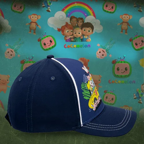 Vista 4 de CoComelon Gorro de béisbol de algodón, ajustable y ligera para niños pequeños