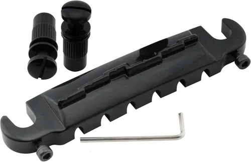Vista 3 de Musiclily Pro BW003 2.1 in Pre-set Wraparound Bridge Tailpiece Negro