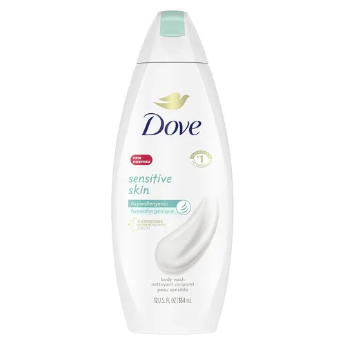 Vista 14 de Dove gel de baño, Sensitive Skin, 34 oz
