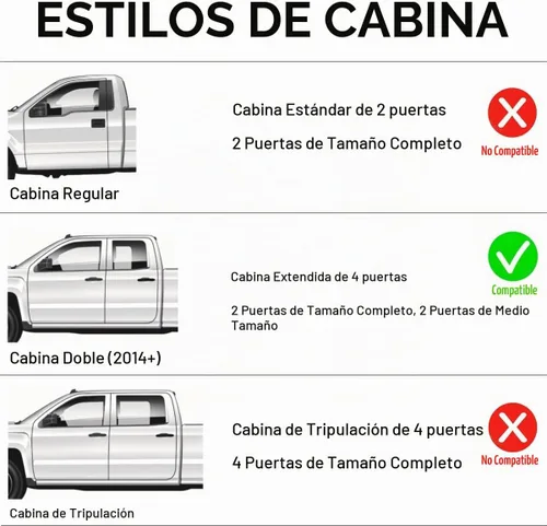 Vista 2 de Lightronic Visera de ventana de ventilación automática con clip extra duradera en el canal, se adapta a Chevrolet Colorado y GMC Canyon 2015-2022