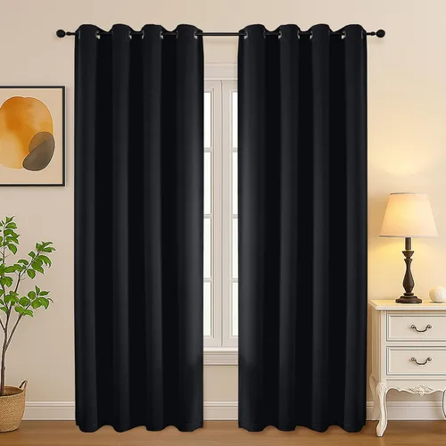 Vista 226 de Simplebrand Juego de 2 paneles de cenefa aguamarina para ventana de cocina de 14 pulgadas de largo, cortinas de oscurecimiento de habitación