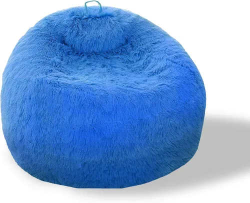 Vista 72 de BCU Funda para Silla Puf Ultra Suave Esponjosa de Piel Sintética Falsa Funda para Puf de Felpa Funda para Sillas de Sala de Estar para Adultos