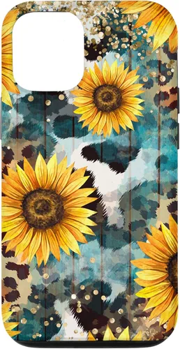 Vista 27 de Funda Boho Western de piel de vaca para iPhone 12 Pro Max