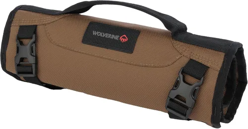 Vista 8 de WOLVERINE Tool Bag Tote Utility Roll Durable Nailhead Nylon, Adjustable Straps, and Versatile Pockets