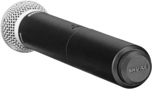Vista 7 de Sistema de micrófono inalámbrico Shure BLX288/SM58 - Vida de batería de 14 horas, rango de 300 pies, UHF Incluye (2) micrófonos vocales de mano