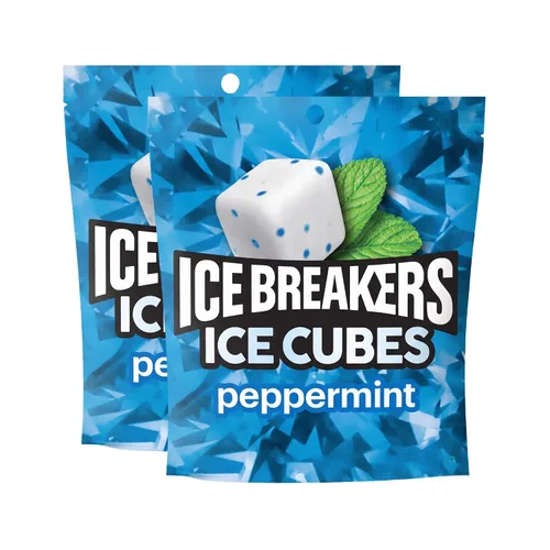 Vista 8 de ICE BREAKERS Ice Cubes - Goma de mascar de menta sin azúcar, 8.11 onzas (100 piezas)
