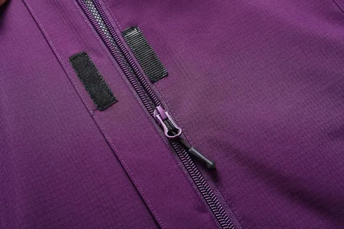 Vista 5 de OTU Chaqueta impermeable para mujer, ligera, impermeable con capucha para senderismo, viajes al exterior.