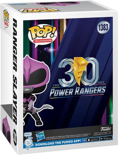 Vista 3 de Pop! Television: Mighty Morphin Power Rangers - Figura de vinilo PX del 30 aniversario de Ranger Slayer
