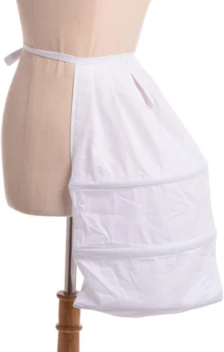 Vista 2 de BLESSUME Vestido Victoriano Bustle Blanco Talla única
