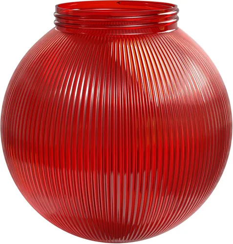 Vista 33 de KASTLITE Cubierta de bombilla de globo de 6 pulgadas con cuello roscado de 3.25 pulgadas, repuesto de plástico acrílico para pantallas de techo