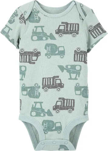 Vista 2 de Simple Joys by Carter's - Bodis de manga corta para bebé, paquete de 6