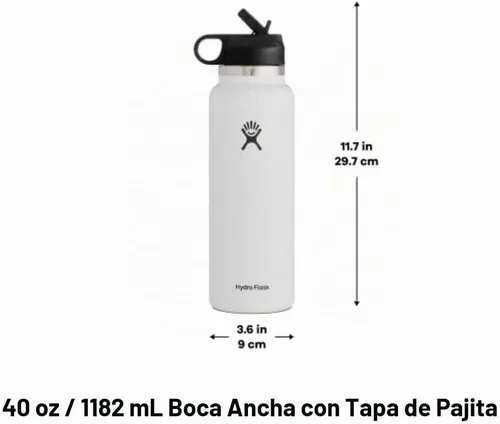 Vista 3 de Hydro Flask Tapa con pajita de boca ancha