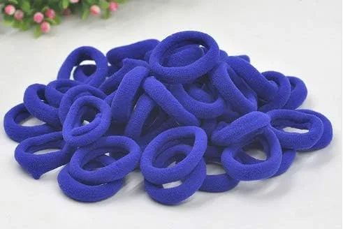 Vista 20 de Accesorios para el cabello para niñas y niños, bandas de goma para cola de caballo, bandas elásticas para el cabello (negro)