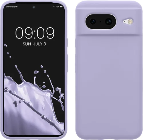 Vista 15 de kwmobile Funda compatible con Google Pixel 7 - Funda de silicona TPU con acabado suave - Piedra antigua