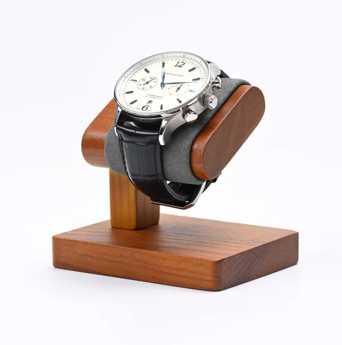 Vista 11 de Oirlv Organizador de pulsera con soporte de exhibición de reloj doble de Doble blanco cremoso