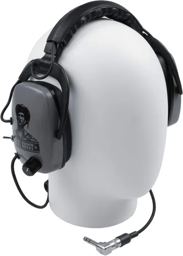 Vista 4 de DetectorPro Original Gris Ghost Platinum Series Auriculares con enchufe de ángulo de 1/4