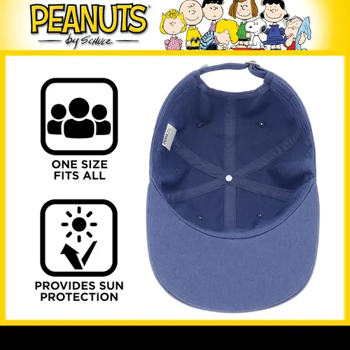 Vista 6 de Concept One Peanuts Snoopy Dad Hat, Adult Baseball Cap with Curved Brim