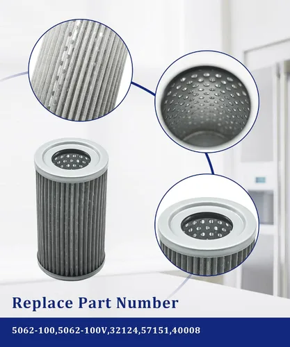 Vista 3 de 5062-100 Cleanable Wire Mesh Filter Compatible with Lenz DH-750 DH-1000 Medium Pressure in Line Filters Part,Replace5062-100V
