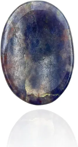 Vista 21 de GEMSCITE Piedras antiestrés del pulgar metafísicas con gemas preciosas para sanación con cristales Reiki, para hombres y mujeres, regalo Feng Shui