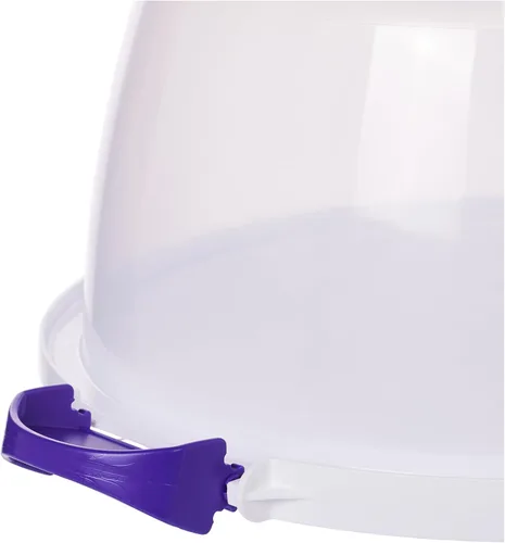 Vista 3 de Wilton 2105-3280 - Porta pasteles y cupcakes, redondo, plástico, transparente, 25,4 cm (10 pulgadas)