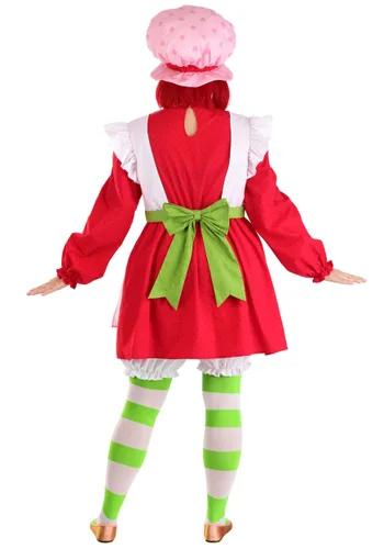 Vista 2 de Disfraz Retro de Talla Plus para Mujer de Strawberry Shortcake Multicolor