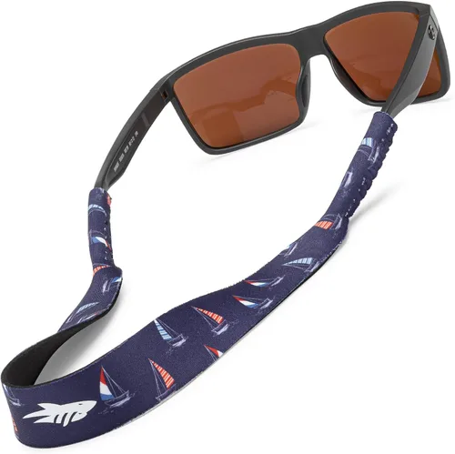 Vista 15 de Pilotfish Sujetador de neopreno para anteojos de sol, correa para lentes - Premium, ligero, tamaño perfecto para hombres y mujeres