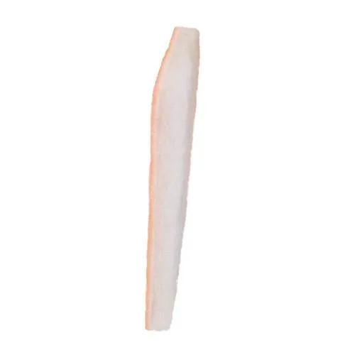Vista 4 de Rollo de medios de filtro de aire para horno, manipulador de aire/HVAC, medios de poliéster MERV8 naranja/blanco, 1 pulgada x 25 pulgadas x 5 pies