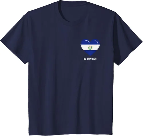 Vista 76 de Camiseta Bandera de El Salvador Camiseta salvadoreña, Negro