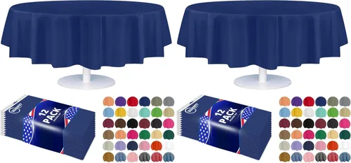 Vista 83 de Mantel de plástico de alta calidad - 54 in. x 108 pulgadas. Grandipity - Mantel rectangular (6 y 12 unidades), Agua (Aqua) Aqua Plastic table