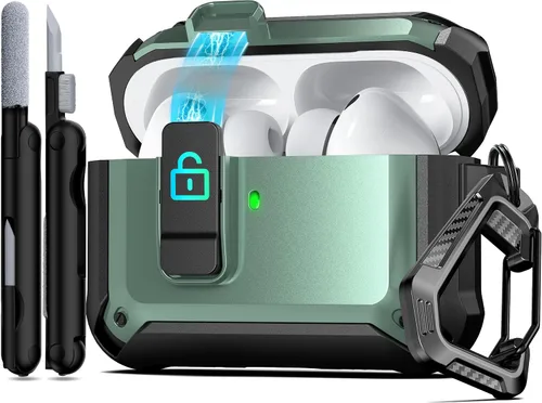 Vista 105 de RFUNGUANGO Fundas protectoras para Airpods de 2ª y 1ª generación, color 2º -Blanco