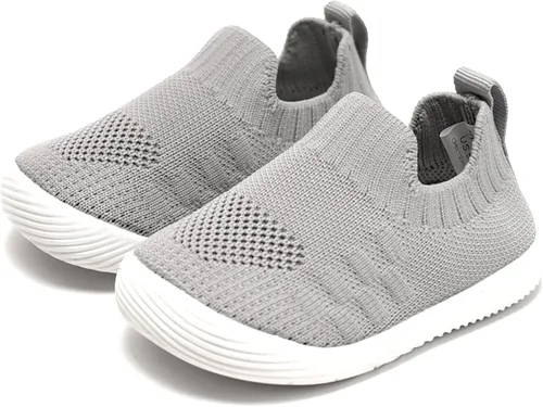 Vista 4 de Newsonet Zapatos de bebé para niños y niñas, zapatos deportivos transpirables antideslizantes para caminar de 6, 9, 12, 18, 20, 24 meses