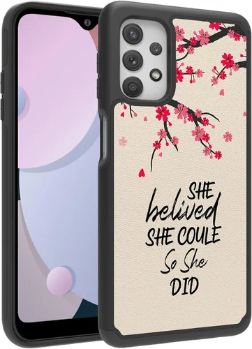 Vista 15 de Funda diseñada para Samsung Galaxy A32 (6.5"), funda duradera para teléfono con diseño de mármol abstracto firmado para Galaxy A32 5G, resistente
