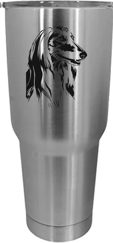 Vista 545 de Cairn Terrier - Vaso grabado con temática de perro, 30 onzas